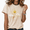 1-Apricot, variant on Women's Sun Moon Cloud Graphic Tees Vintage Washed Crewneck Shirts Trendy Everyday Minimalist Style Summer Short Sleeve Tops