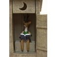 thumbnail image 3 of Ganz Outhouse with Deer Inside Resin Hanging Christmas Ornament - Size 3.5 in., 3 of 3