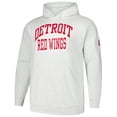 thumbnail image 2 of Men's Fanatics Heather Gray Detroit Red Wings Big & Tall Fleece Pullover Hoodie, 2 of 3