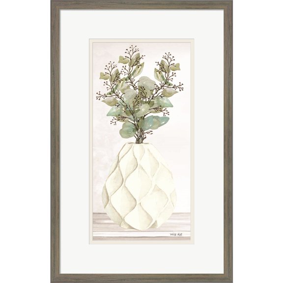 Great Art Now Geometric Vase III by Cindy Jacobs, Framed Wall Art, 14.5W x 22.5H