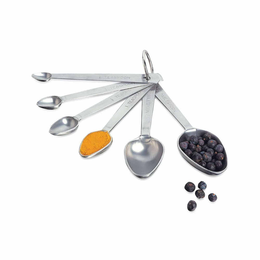 Amco 6piece Stainless Steel Measuring Spoon Set, Dishwasher Safe