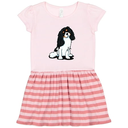 

Inktastic KiniArt Tricolor Cavalier Gift Toddler Girl Dress