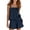 Navy, variant on Costeam Womens Solid Button Front Pocket Blouse and Casual Short Two Piece Outfit Elastic Waist Shorts Side Pockets Loose Fit Lightweight Summer Casual Co Ord Set