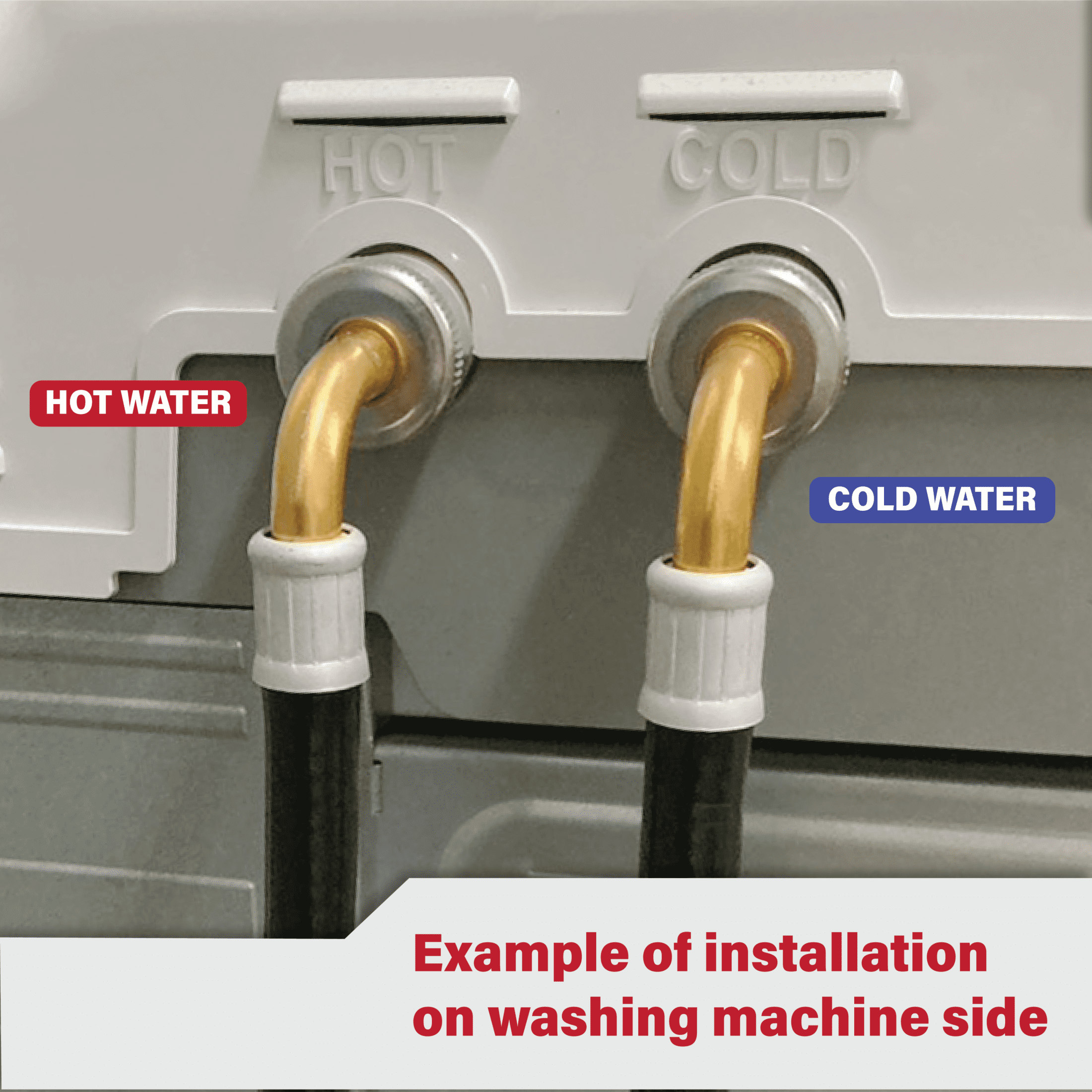 (2 pack) Dr. Rooter 6 ft Water Supply Hose 1 pc for Washing Machine