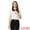 White, variant on DARING DIVA Women's Contrast Peter Pan Collar Blouse Shirt S White