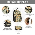 thumbnail image 4 of JIALIOU 14" Laptop Backpack Waterproof Airline Approved Stylish Casual Daypack for Travel Business College Work, Parsnip Folk Art, 4 of 8