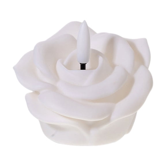 dajkiuy Flameless LED Floating Candles, Rose Tea Lights Candles, Battery-Powered, for Wedding Home Party Centerpiece Decoration