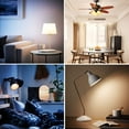 thumbnail image 3 of iLC RGB LED Light Bulb, Color Changing Light Bulb, 40W Equivalent, 450LM, 2700K Warm White 5W E26 Screw Base RGBW, Flood Light Bulb- 12 Color Choices - Timing Infrared Remote Control (4 Pack), 3 of 7