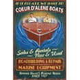 thumbnail image 4 of Coeur d'Alene, Idaho, Wooden Boats Vintage Sign (19x27 inches, Premium 500 Piece Jigsaw Puzzle for Adults and Family, Made in USA), 4 of 4