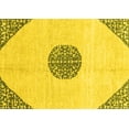 thumbnail image 1 of Ahgly Company Indoor Rectangle Abstract Yellow Modern Area Rugs, 7' x 10', 1 of 4