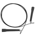 thumbnail image 2 of Cuerda de saltar con cable de acero negro para entrenamiento de alta intensidad, 2 of 8