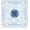 Blue Chinoiserie Floral, variant on Blue Hydrangea Floral Mahjong Mat 31.5 x 31.5 in, Grandmillennial Cottagecore Blue Flower Anti Slip and Noise Reduction Game Table Cover for Mahjong Dominoes Card Board Tile Games