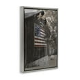 thumbnail image 4 of Stupell Industries Colonial Flag on Barn Patriotic Photography Gray Floater Framed Canvas Art Print Wall Art, 17 x 25, 4 of 10
