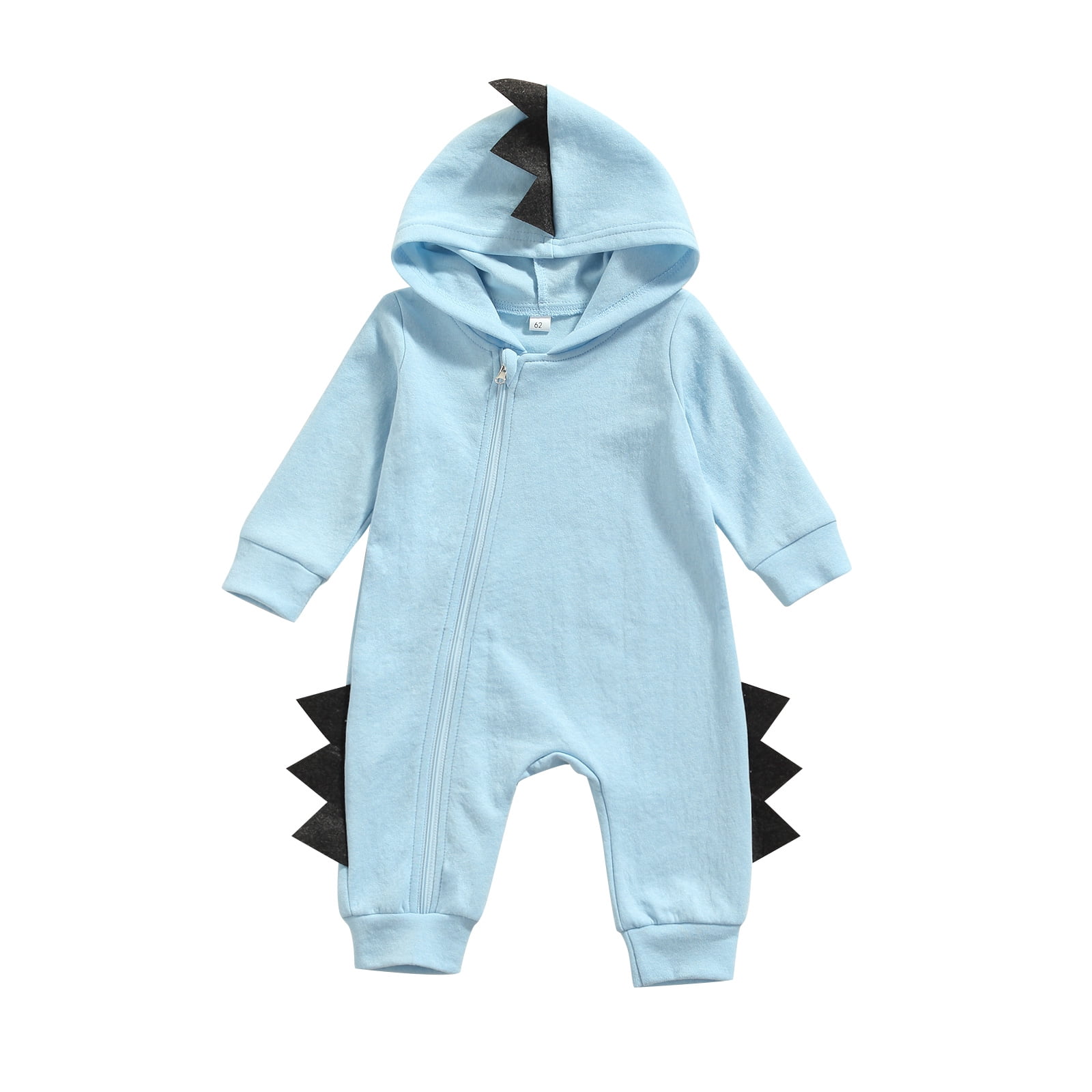 Blue, Age:0-6 Months Snlaevx Baby Girls Boys Romper Newborn Infant Long Sleeve Rabbit Cartoon Print Jumpsuit Pyjamas Sleeping 