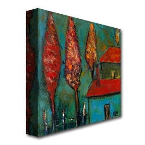 Trademark Fine Art "Crimson Night" Canvas Art by Boyer
