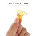thumbnail image 3 of 20Pcs Curve Nail Pinching Clips Multi- functional Nail Extension Clips Nail Tips Clamps Manicure Nail Art Tool for Nail Fiberglass Extension and Fixation, 3 of 5