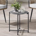 thumbnail image 3 of Alburgh Table Basse Extérieure Noire Tout Temps Hauteur 18 Pouces, 3 of 7