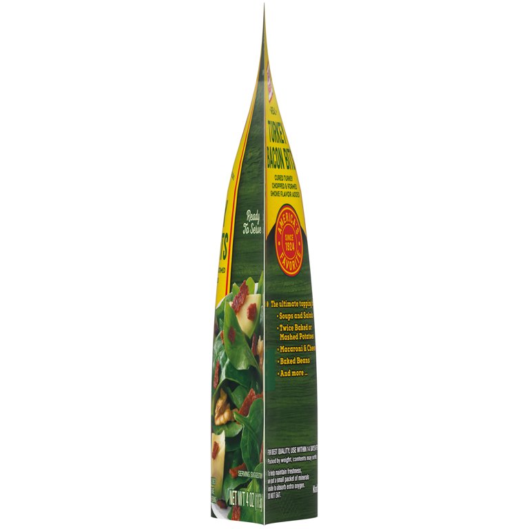 Oscar Mayer Real Turkey Bacon Bits, 4 oz Bag, 1 cup