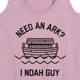 thumbnail image 3 of Instant Message - Need An Ark, I Noah Guy - Women's Racerback Tank Top, 3 of 6