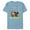Ocean Blue, variant on Disney and Pixar’s Up Carl Russell Kevin Dug Travel Buddies - Short Sleeve Blended T-Shirt for Adults - Customized-Dark Heather