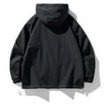 thumbnail image 5 of WREESH Men's Oversized Hooded Windbreaker Jacket with Drawstring Waist, Lightweight Water-Proof Travel Jacket for Hiking & Casual Wear, 5 of 8