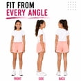 thumbnail image 2 of RBX Girls Dolphin Athletic Shorts Breathable Mesh Gym Activewear 2 Pack, 2 of 7