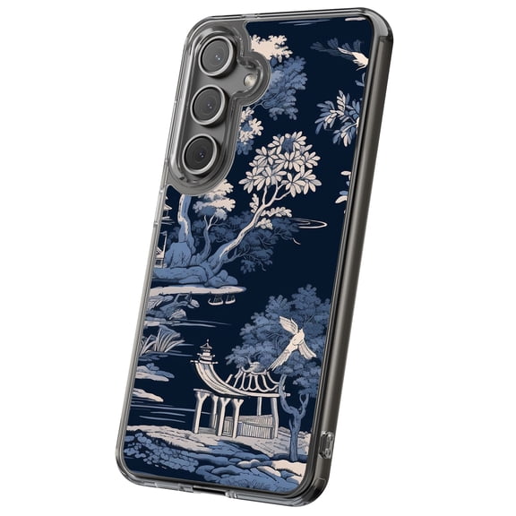 For Samsung Galaxy S22 Ultra, Hybrid Clear, Asian Tree Art Print, USA