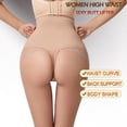 thumbnail image 4 of Pantalones moldeadores para mujer, de color liso, estilo delgado, con cintura retráctil, realce de glúteos, ventilación, talla grande, de nailon., 4 of 9