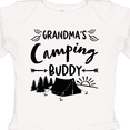 thumbnail image 4 of Inktastic Grandmas Camping Buddy Boys or Girls Long Sleeve Baby Bodysuit, 4 of 5