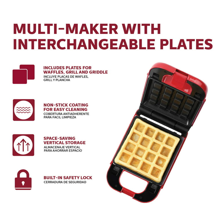  Multi-Plate Mini Maker with Removable Plates and Storage Case:  Home & Kitchen
