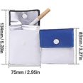 thumbnail image 4 of Paquete de 6 ceniceros de bolsillo, bolsa portátil para cenizas de cigarrillos, compacta, ignífuga, de PVC, sin olor, para fumadores y viajes al aire libre, 8,4 x 7,6 cm, 4, 4 of 5