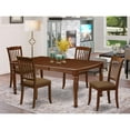 thumbnail image 4 of East West Furniture Dining Room Set Mahogany, DODA5-MAH-C, 4 of 4