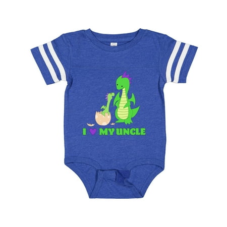

Inktastic I Love My Uncle Gift Baby Boy or Baby Girl Bodysuit