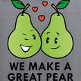 thumbnail image 3 of CafePress - We Make A Great Pear Zip Hoodie - Zip Hoodie, Classic Hooded Sweatshirt with Metal Zipper, 3 of 4