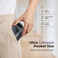 thumbnail image 6 of CoreLiving Portable Waist Fan and Personal Clip on Fan, 3 Speeds Strong Airflow Rechargeable Battery Powered Hands Free Wearable Body Fan for Outdoor Work, Grey, 6 of 9