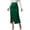 Green, variant on Women Satin Pencil Midi Skirt Elegant High Waisted Slit Solid Color Cocktail Party A-Line Skirts Black S