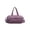 Purple, variant on Linnome Bucket Luggage Bag Travel Bag Waterproof Nylon Bag Versatile Shoulder Crossbody Gym Bag Large Capacity 17.3x7.9x6.7 Inch White