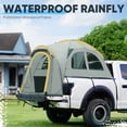 thumbnail image 3 of Quictent Pickup Truck Tent for Full Size Short Bed (5.5'-5.8'), Waterproof PU2000mm 2-Person Sleeping Capacity Truck Bed Tent with Removable Awning, Rainfly ＆ Storage Bag Included (Green&Yellow), 3 of 8