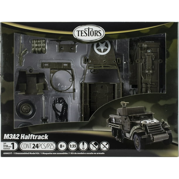 Testors Model Kit-M2A2 Military Half Track - Painted - Walmart.com