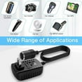 thumbnail image 3 of TAPDRA AC to 12V DC Car Cigarette Lighter Converter Adapter US Plug 2A for Humidifier Car Diffuser Easy to Use 31.5in Cable, 3 of 9
