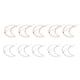 thumbnail image 2 of Paquete de 10 pinzas para el pelo geométricas doradas y plateadas con  triangular para mujer Zulema Pinza de pelo de las mujeres, 2 of 6