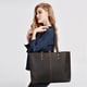 thumbnail image 2 of Bolso de hombro S-ZONE de cuero genuino para mujer, 2 of 7