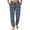Blue_001, variant on gzxflxpge Casual Plaid Pants for Men Comfortable Soft Drawstring Elastic Waist Pajama Pants Stylish Loose Fit Trousers with Pockets Blue XL