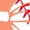 Orange, variant on Little Girls Baseball Bow Prints T Shirt Short Sleeve Round Neck T-Shirt Graphic Tee