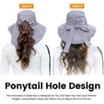 thumbnail image 4 of Sombrero para el sol para hombre y mujer, se puede enrollar, sombrero de jardinería de ala ancha UPF 50+, con pieza para el cuello, 4 of 6