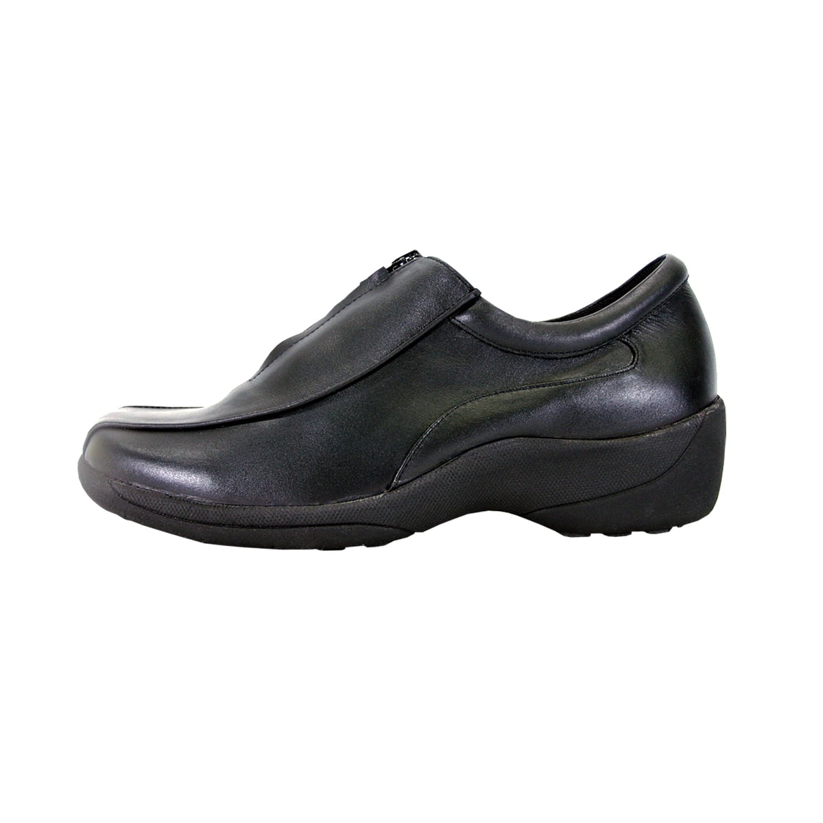 24 HOUR COMFORT Kathy Wide Width Professional Sleek Shoe BLACK 7.5