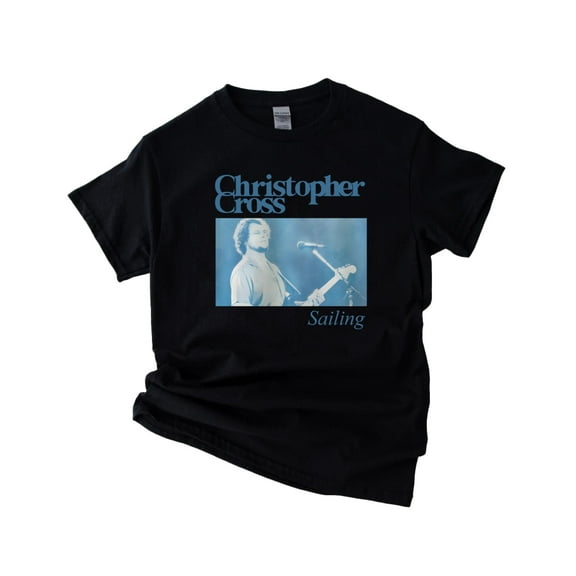 Vintage Christopher Cross The Sailing Men's Rock Music Fan Unisex T-Shirt, up to 5XL
