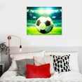 thumbnail image 3 of Creowell Canvas Wall Art Picture 20x16in for Living Room Bedroom Fall Decor Football 20x16in, 3 of 3