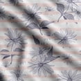 thumbnail image 1 of Soimoi Floral Print,Cotton Cambric Quilting Fabric Sold by The Yard- 42 Inch Wide Medium Weight Cotton Fabric SewingSupplies -Purple, 1 of 5