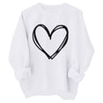 thumbnail image 1 of Chandails de la Saint-Valentin pour Filles et Enfants Cœur Mignon Graphique Chandails de la Saint-Valentin Manches Longues Col Rond Hauts de Fête Chandails Tendance pour Adolescentes Désolé Bro Chandail à Capuchon Veste Garçon 18 Mois Garçon, 1 of 2
